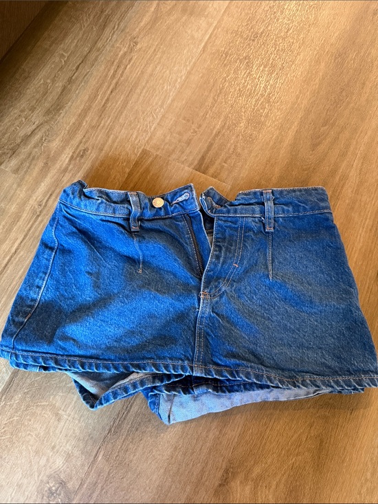 We The Free Pants - We The Free Blue Relaxed Denim Skort